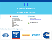 Tablet Screenshot of optecinternational.com